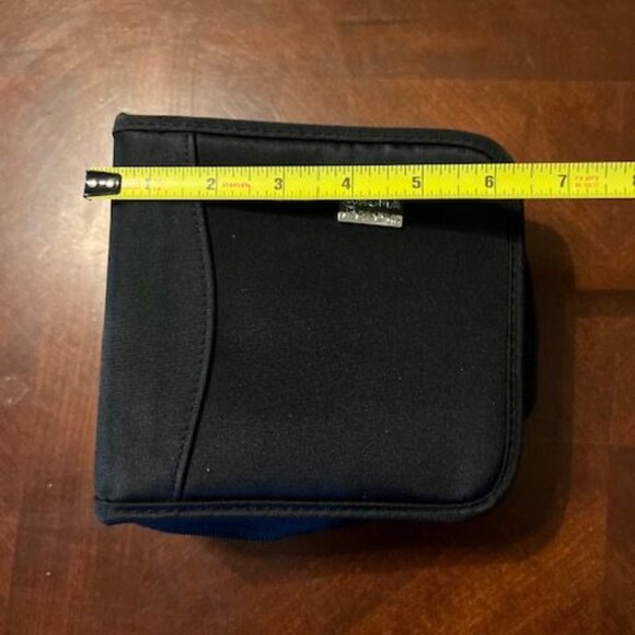 Black Zippered Travel essential oil Organizer With Multiple Pockets aroma ready - Picture 5 of 10